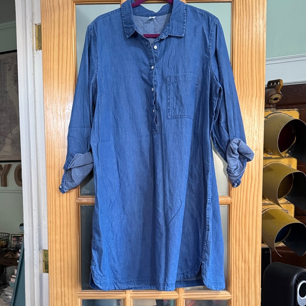 Old Navy Blue Midi Dress